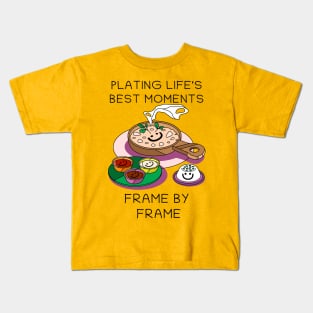 Food bloggers plate moments Kids T-Shirt